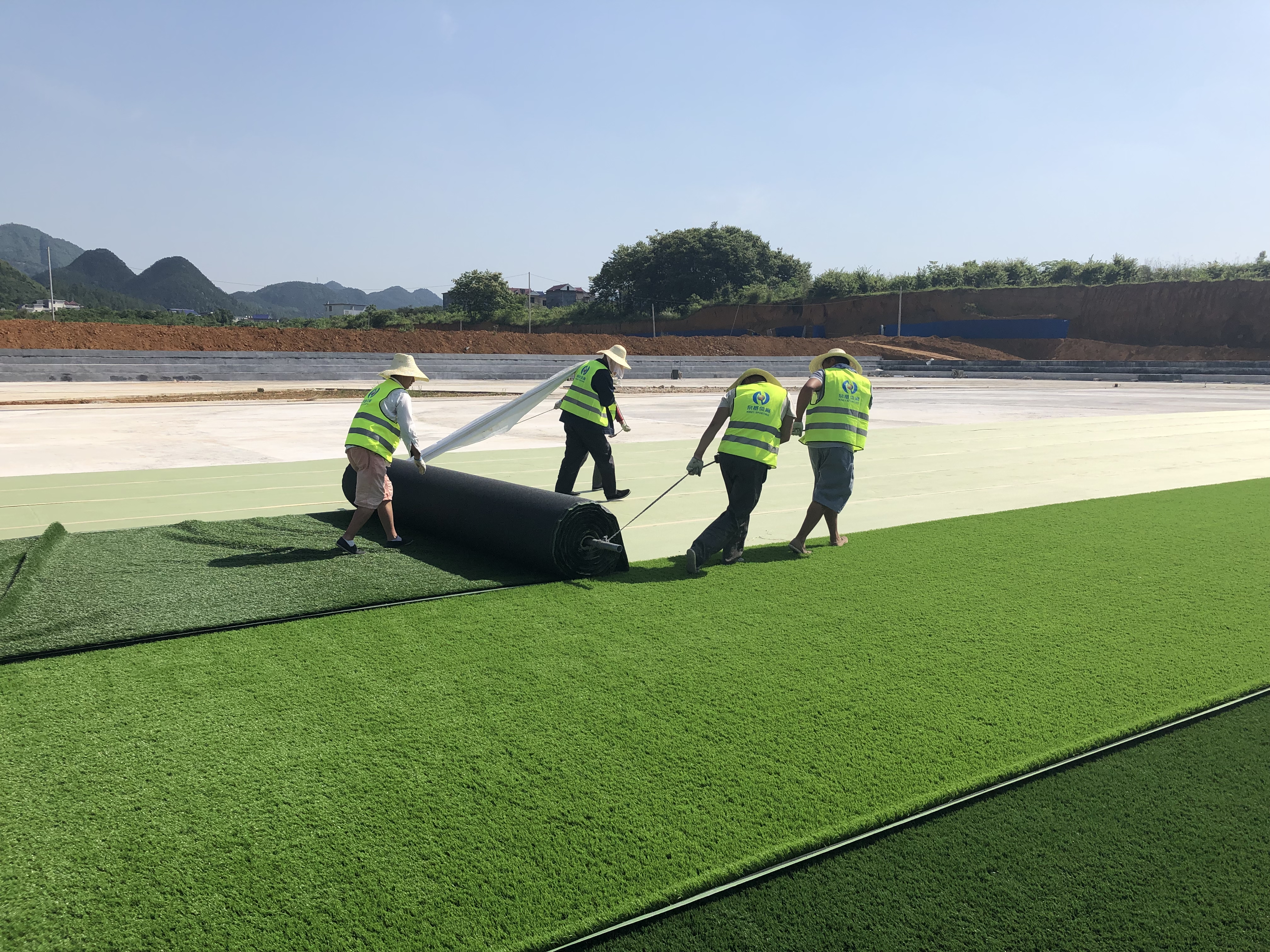 湖南花垣华鑫学校运动场工程